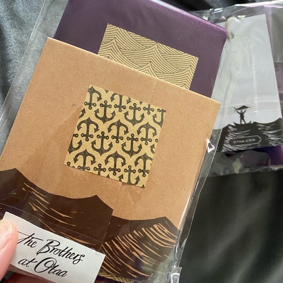 NWT OTAA Aubergine Bow Tie and Pocket Square - Picture 4 of 5